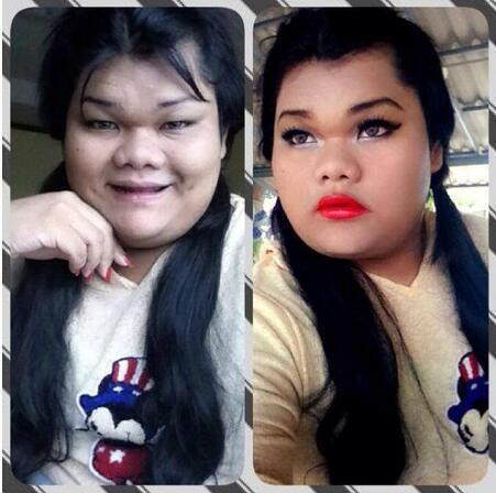 泰国的一个好丑的男网红,泰国一个很胖的网红