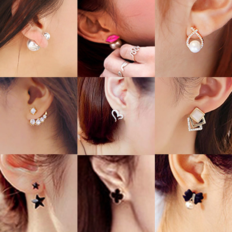 夏天气质简单耳钉搭配学生党,在炎热的夏季感受一波清凉