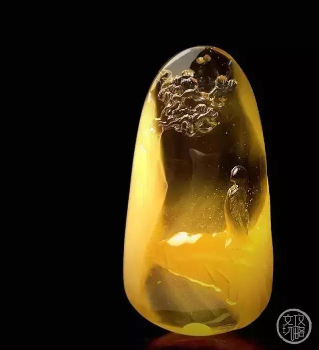 惊艳！史上又有一种蜜蜡美出天际，简直是蜜蜡界的范冰冰！