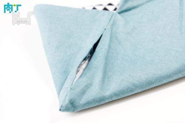 信封式手拿包布艺,布艺钱包的缝制方法图解