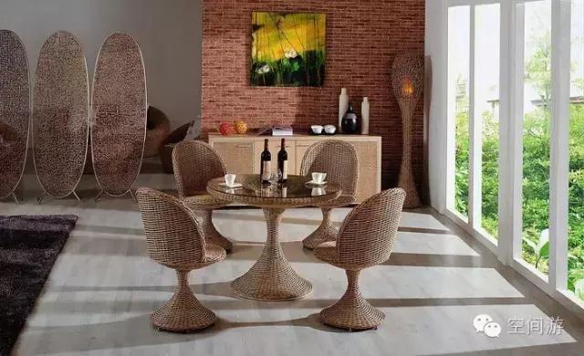 藤编阳台,阳台藤编门效果图