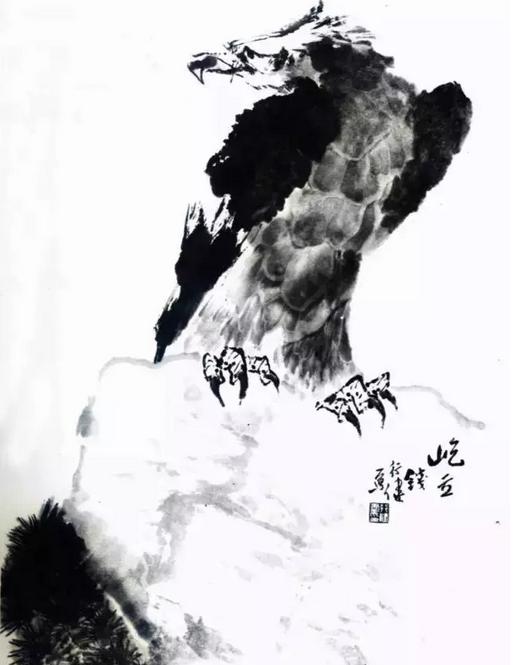 国画之鹰作品大全大图,国画大写意鹰图片大全