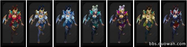 lol皎月屠龙骑士炫彩皮肤展示,lol皎月最好看皮肤