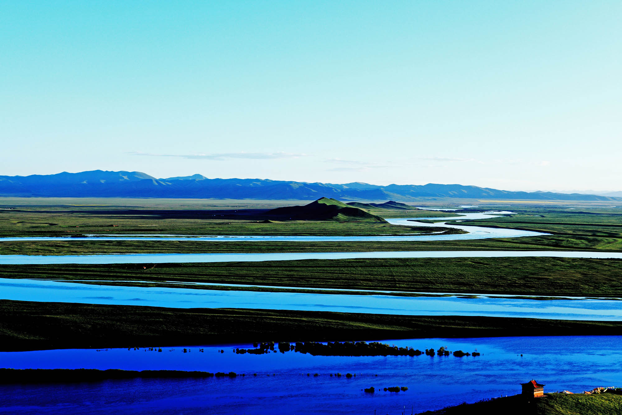 若尔盖美丽的草原风光无限,若尔盖大草原超级漂亮