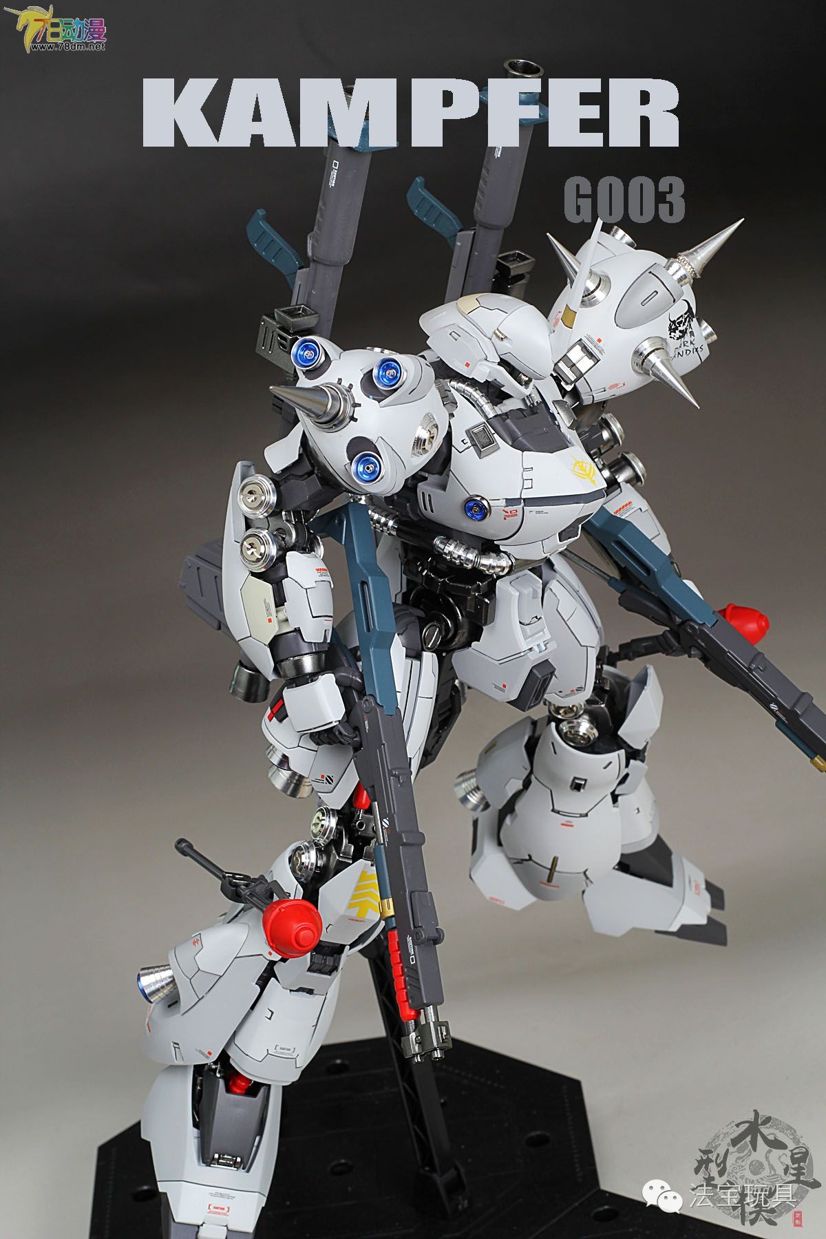 高达模型白色风暴高高mg1/100京宝梵