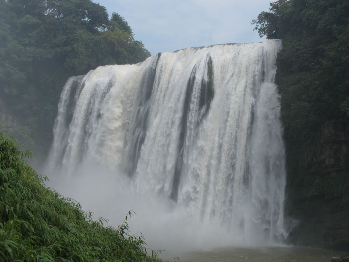 黄果树瀑布不同方位的景观,黄果树瀑布群中最好看的瀑布