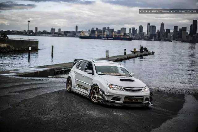 topsecret改装,国外翻新斯巴鲁翼豹sti