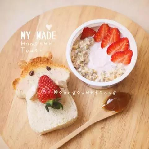 如果每天有这么萌的早餐，我6点就能起