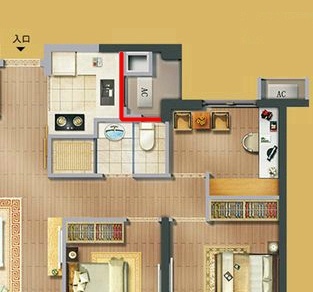 阳光城檀悦83平效果图,阳光城檀悦复式设计方案