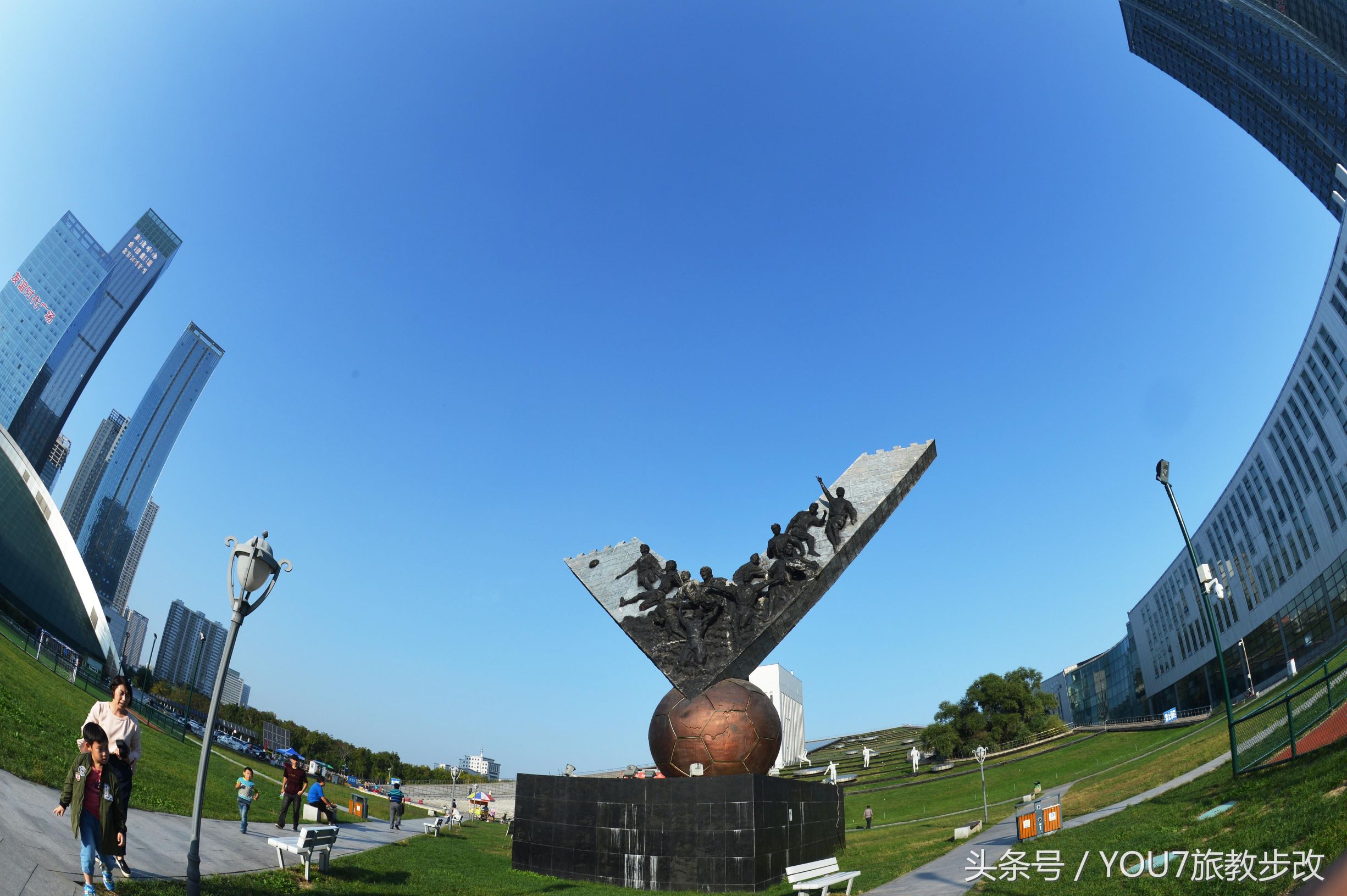 沈阳儿童水下摄影,航拍沈阳鲁迅儿童公园