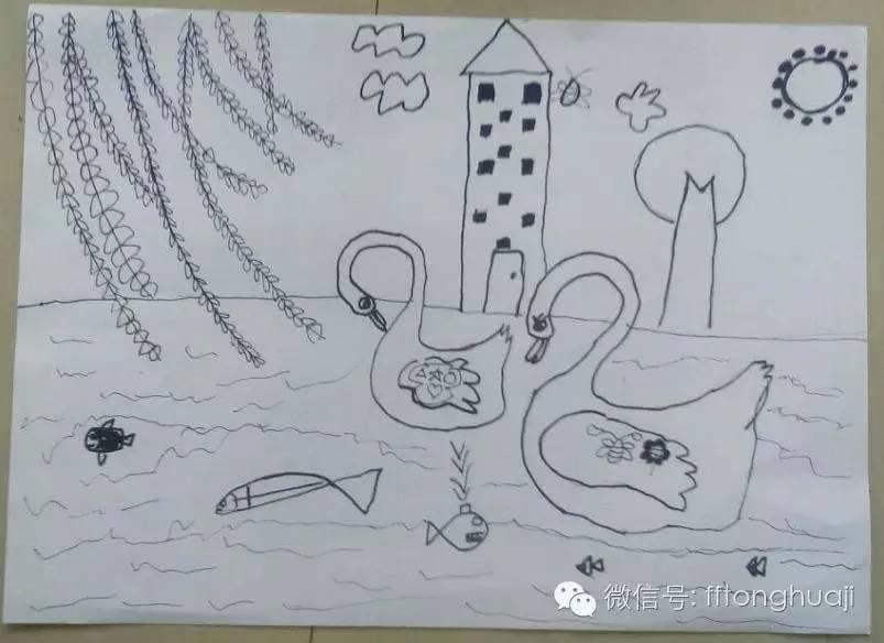 儿童画画适合的画笔,儿童绘画颜料画教程简单