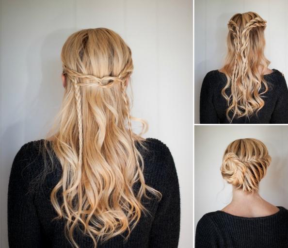 各种发型两辫子扎法简单又好看,一款俏皮可爱的辫子发型编发教程