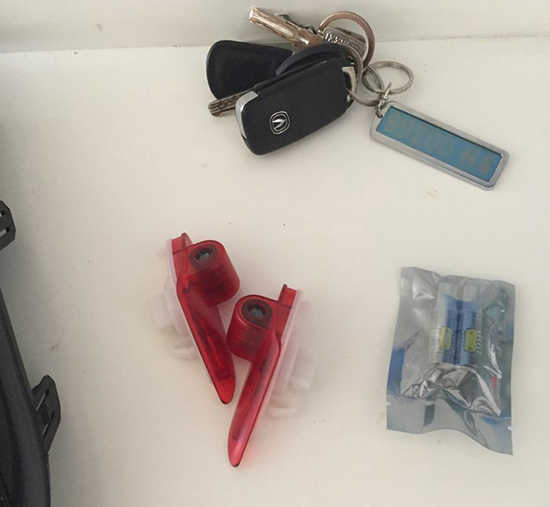 汽车迎宾灯改装,传祺m6pro迎宾灯改装