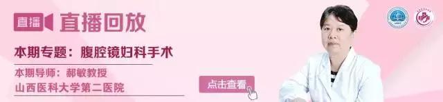 郝敏教授手术直播上线，两台妇科腹腔镜手术!（含视频）