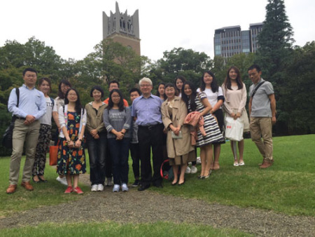 中国留日“交大人”早稻田大学探访前辈留学足迹