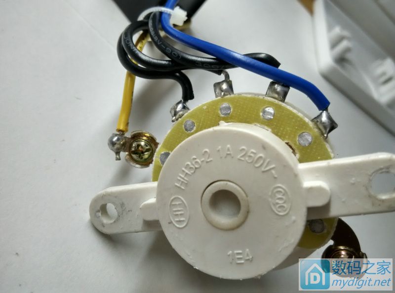 美的落地扇调速开关拆解,美的吊扇开关安装