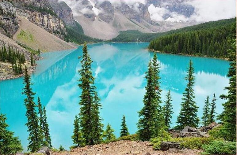 落基山脉湖泊,落基山的图片风景