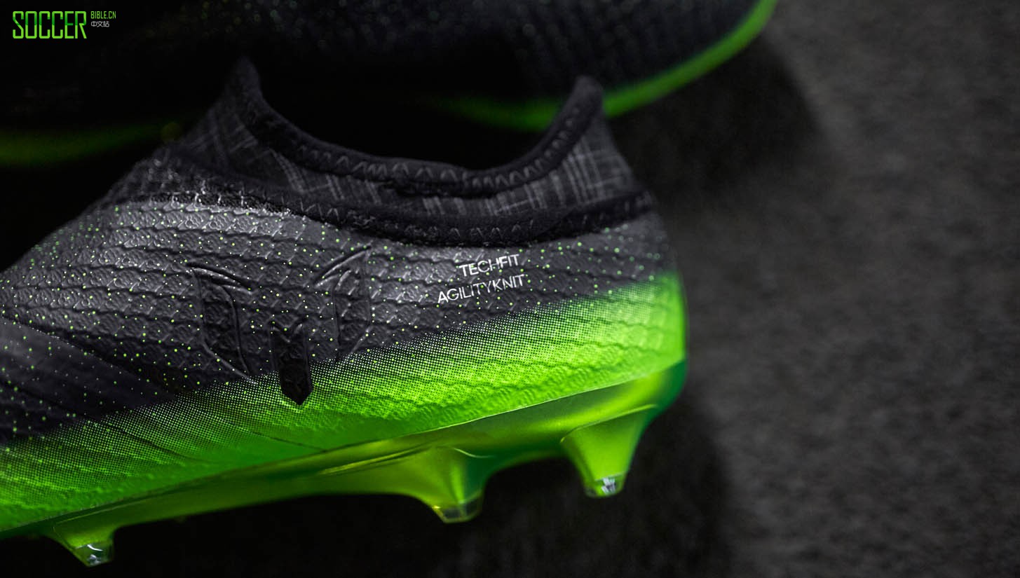 近距离欣赏神之战靴Messi16+PureAgility星尘配色