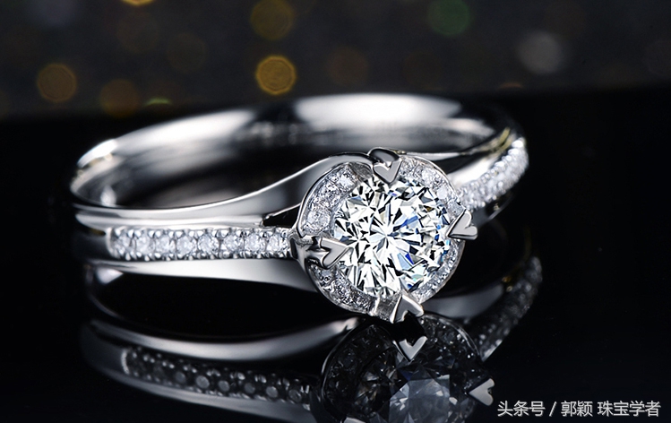 50分钻戒用铂金还是18k做戒托合适,钻戒戒托选18k黄金和18k白金