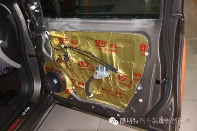 别克英朗音响喇叭无损改装,别克英朗车门音响