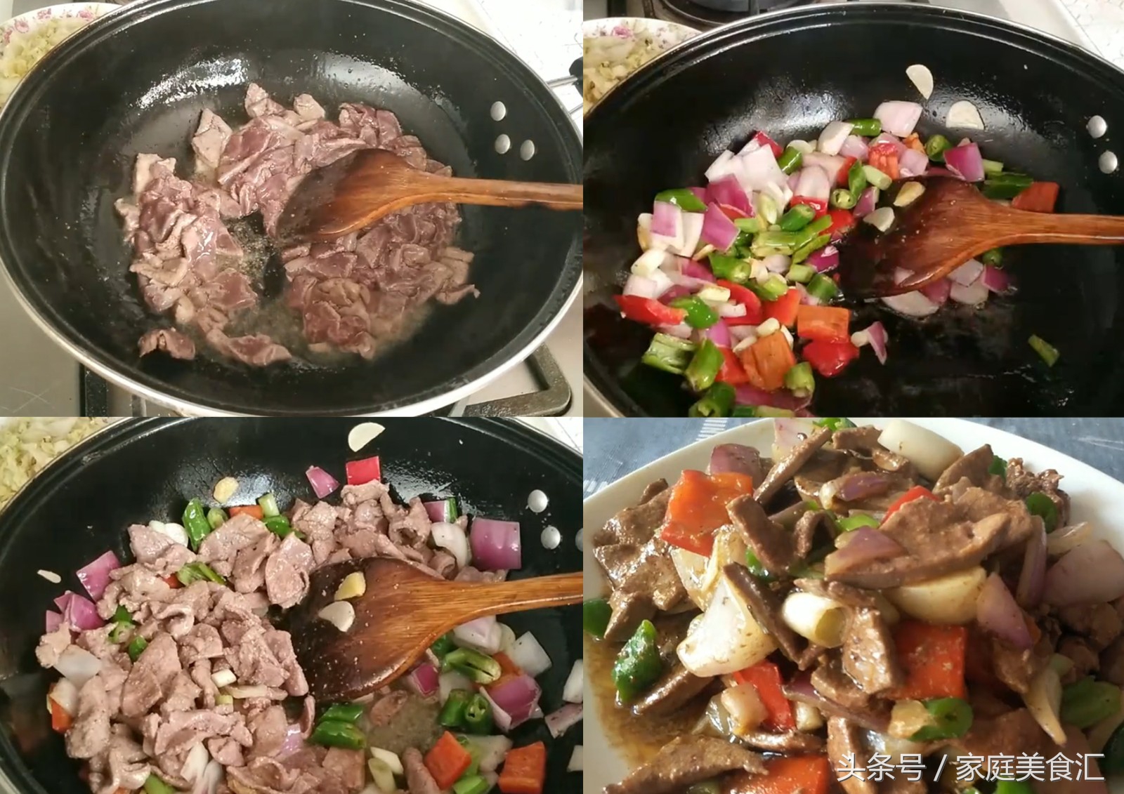 老婆怀孕缺铁,酸汤肥牛配炒猪肝,补铁美食两不误!