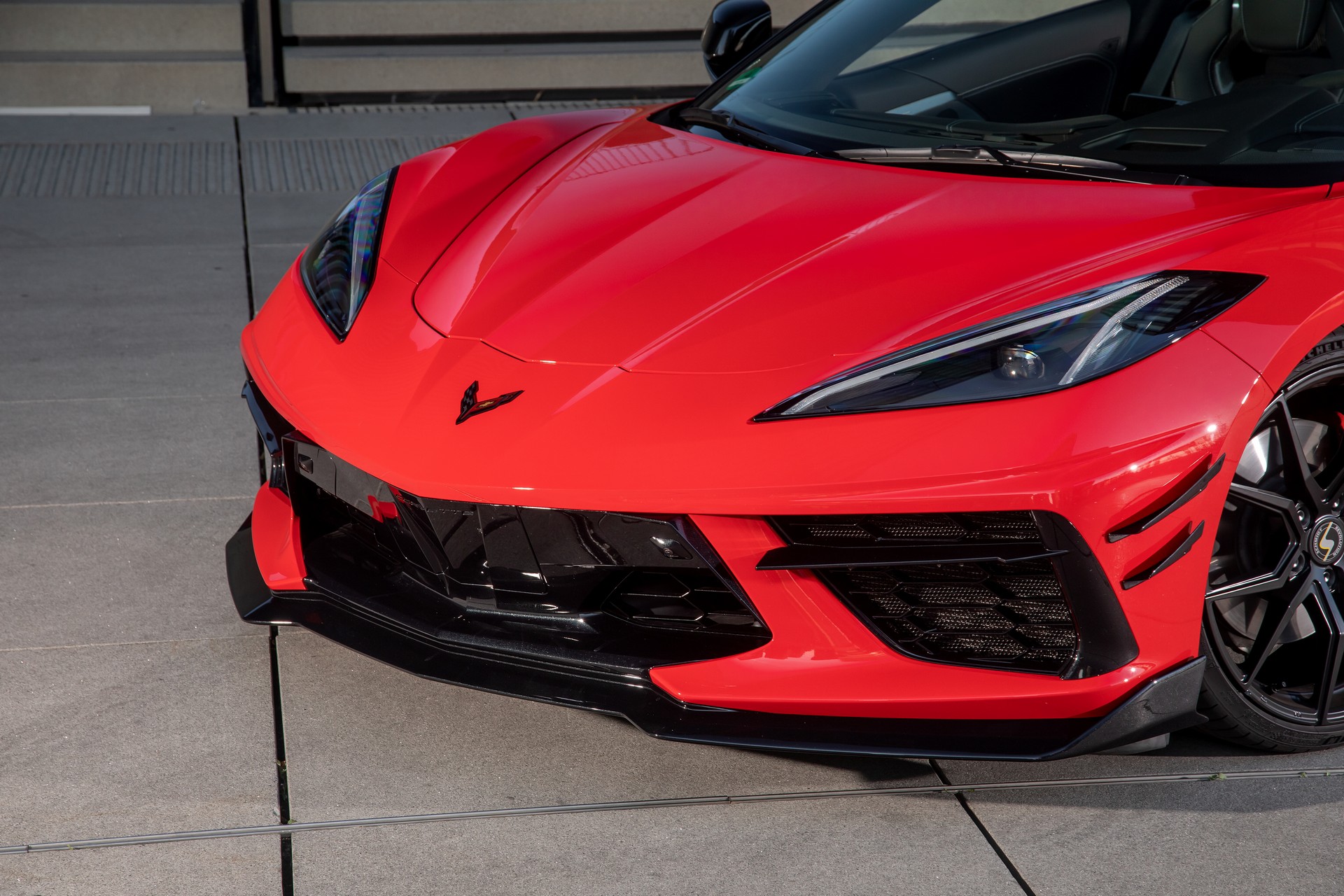 科尔维特c8磨砂黑,克尔维特改装c8