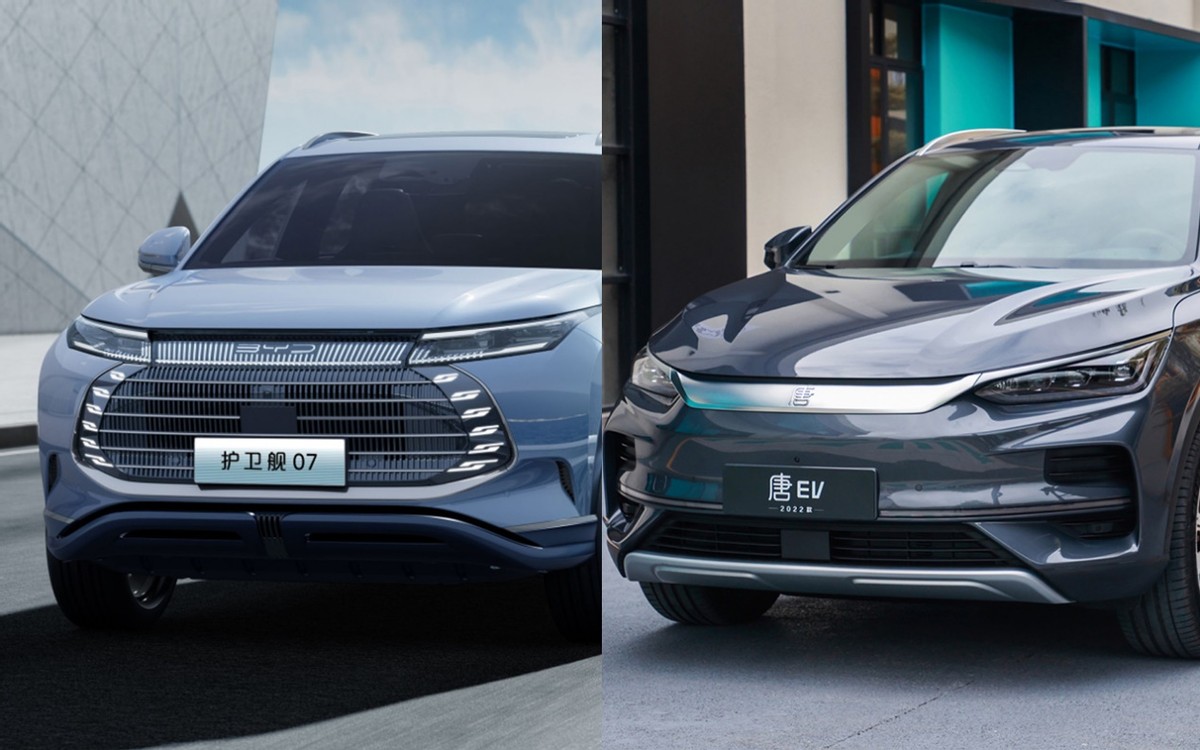 比亚迪唐和护卫舰07,护卫舰07和比亚迪唐