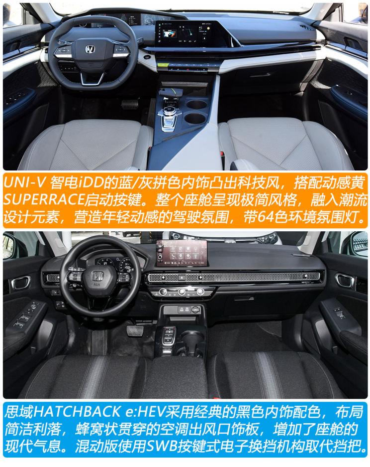 uni-v和本田思域,思域vs长安uni-v现实对比