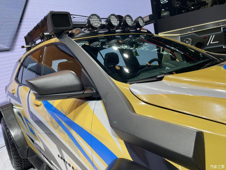 雪佛兰探界者外观改装最帅效果,改装黑武士雪佛兰探界者