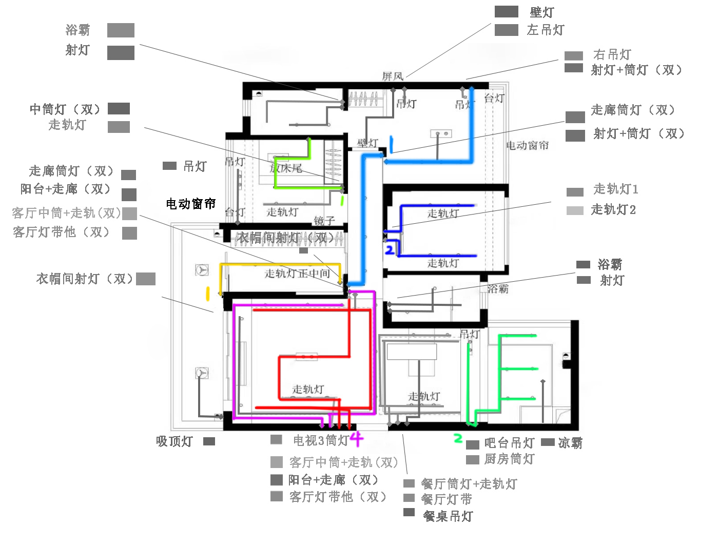 全套家装灯具干货攻略,开关插座水电装修全套详细步骤