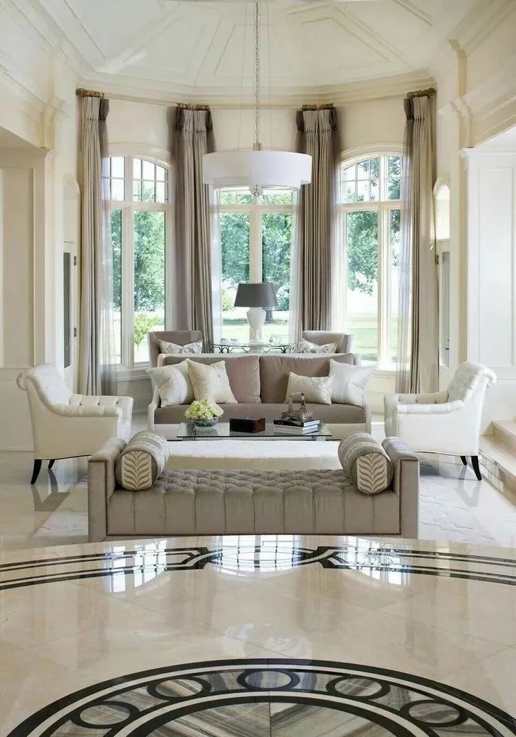 别墅窗帘的款式图片,别墅窗帘100个新款