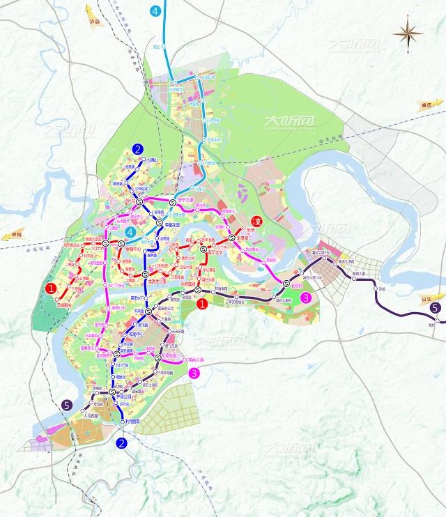 泸州轨道交通规划视频,泸州轨道交通1号线线路图