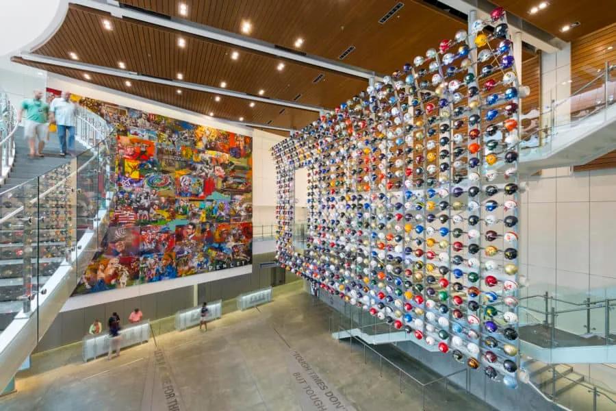 亚特兰大大学足球名人堂博物馆｜开创性的运动体验