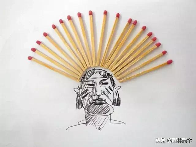 100种插画创意方法,好看的小插画铅笔