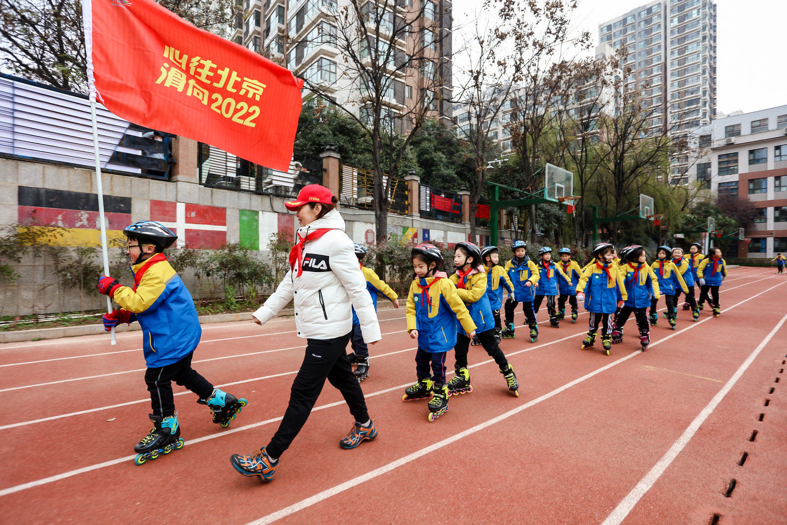 西安富力城黄河国际小学,富力城黄河国际小学方阵