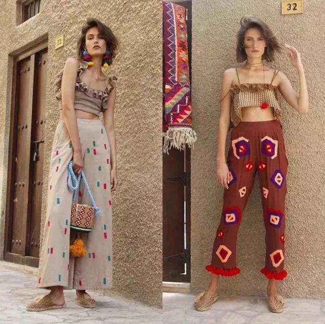 波西米亚风披肩夏天,绿色波西米亚夏天印花连衣裙