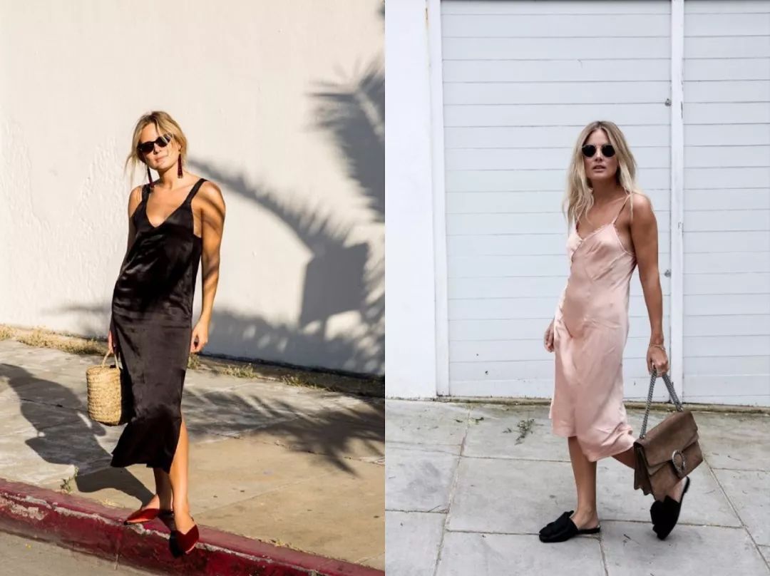 仙女裙真丝裙,夏天怎么穿真丝裙