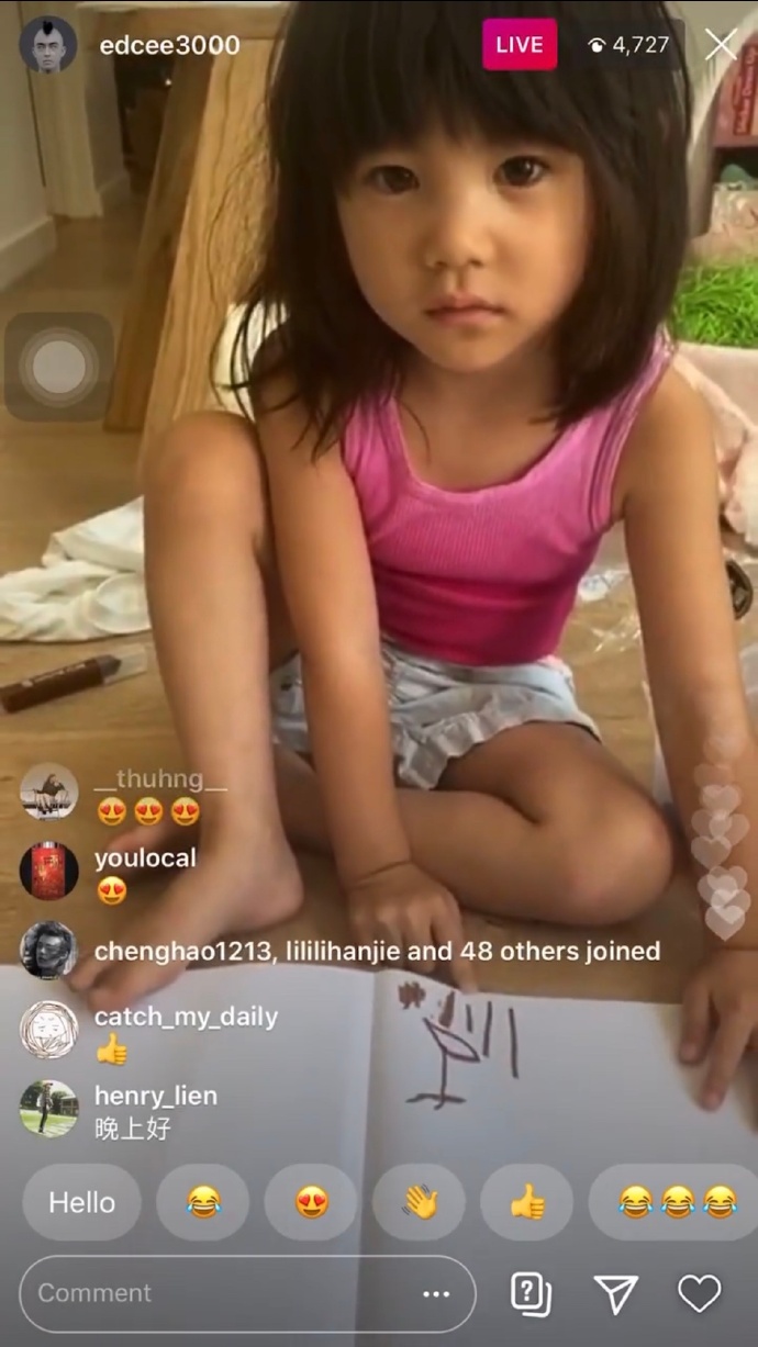 陈冠希发文报喜，3岁陈拉雅手握代言超5个，遗传超模妈妈气质