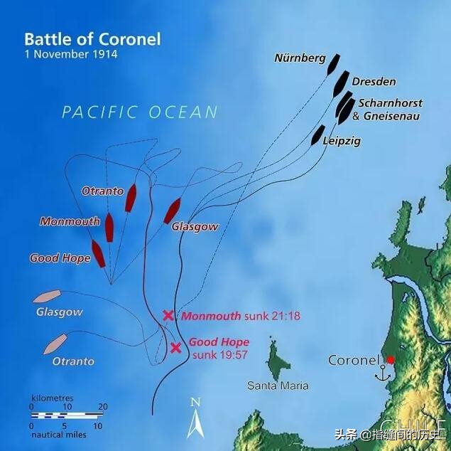 科罗内尔海战德国,科罗内尔角海战