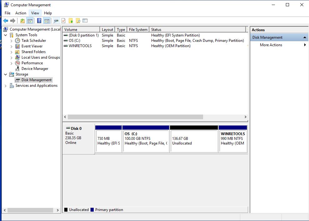 买的电脑里只有一个c盘如何分盘,怎么把电脑的c盘分成两个盘