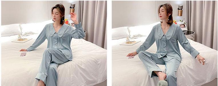 夏天穿的冰丝睡衣,精致的女人有件睡衣