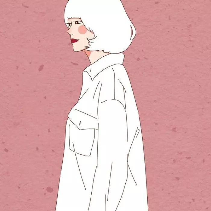 森系简约黑白手绘头像,个性原宿风手绘头像