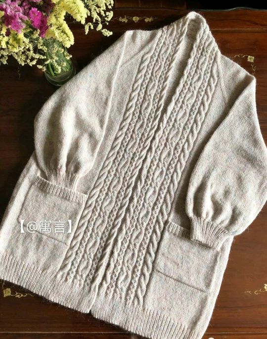 针织灯笼袖外套教程,灯笼袖毛衣怎么搭配外套