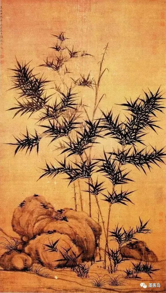 当代画墨竹大师的画,墨竹图绘画欣赏