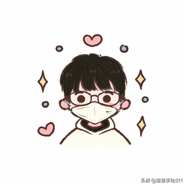 卡通头像女生简单可爱图文,卡通手绘可爱头像女生