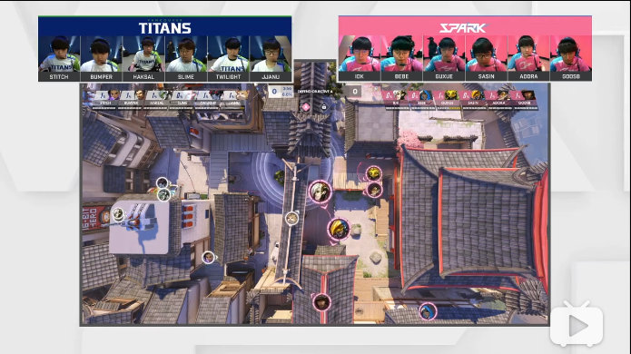 守望先锋和泰坦陨落,守望先锋杭州闪电队孤雪名场面