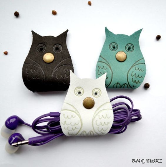 手工编织耳机收纳包,声阔耳机收纳包