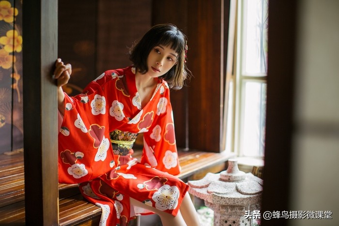 后期技巧|和服的梦幻效果后期ps这几步就能做到