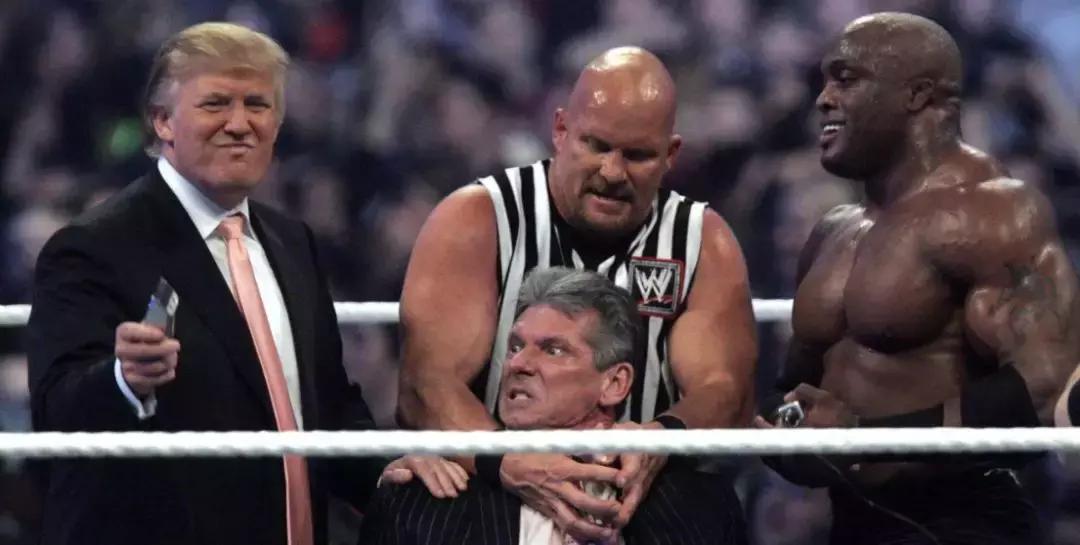 拳王暴打wwe,施瓦辛格一拳打倒wwe