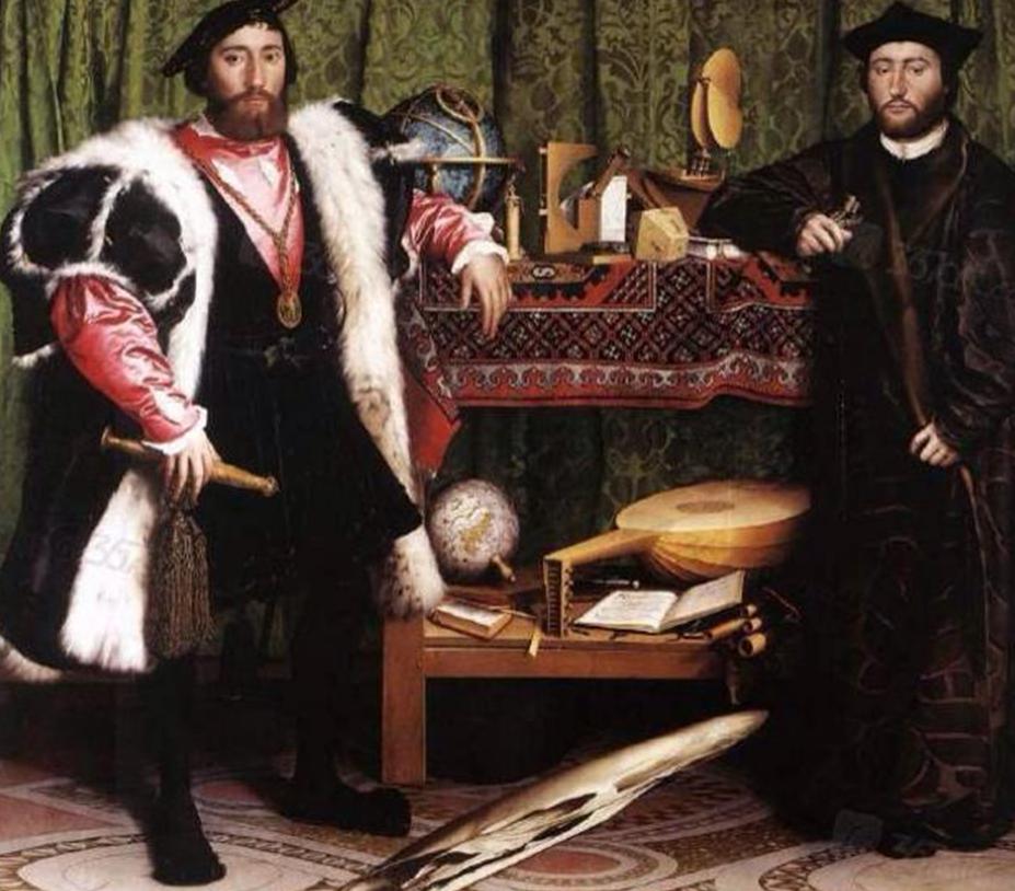 荷尔拜因在作画的时候，夹带了“私货”，看罢能让人明白一个道理